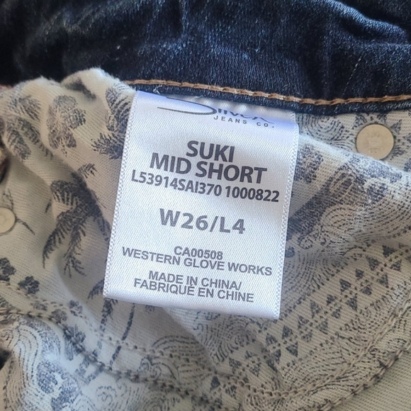 Silver Suki Mid Short W26/L4 - Picture 3 of 3